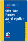 Buchcover Öffentliche Finanzen: Ausgabenpolitik