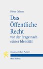 Buchcover Das Öffentliche Recht vor der Frage nach seiner Identität