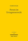 Buchcover Person im Ertragsteuerrecht