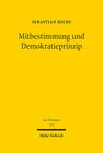 Buchcover Mitbestimmung und Demokratieprinzip