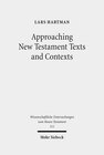 Buchcover Approaching New Testament Texts and Contexts