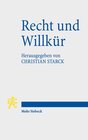 Buchcover Recht und Willkür