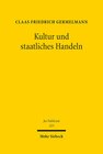 Buchcover Kultur und staatliches Handeln