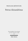 Buchcover Petrus Alexandrinus