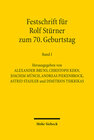 Buchcover Festschrift für Rolf Stürner zum 70. Geburtstag