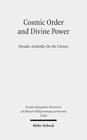 Buchcover Cosmic Order and Divine Power