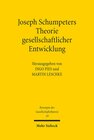Buchcover Joseph Schumpeters Theorie gesellschaftlicher Entwicklung