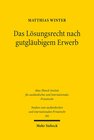 Buchcover Das Lösungsrecht nach gutgläubigem Erwerb