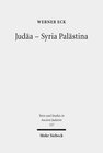 Buchcover Judäa - Syria Palästina