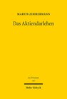 Buchcover Das Aktiendarlehen