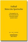 Buchcover Fußball - Motor des Sportrechts
