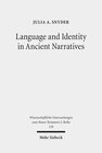 Buchcover Language and Identity in Ancient Narratives