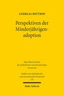 Buchcover Perspektiven der Minderjährigenadoption