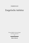 Buchcover Exegetische Aufsätze