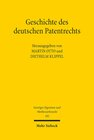 Buchcover Geschichte des deutschen Patentrechts