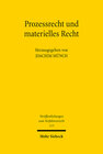 Buchcover Prozessrecht und materielles Recht