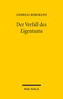 Buchcover Der Verfall des Eigentums