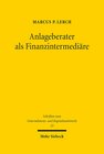 Buchcover Anlageberater als Finanzintermediäre