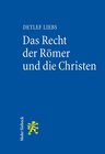 Buchcover Das Recht der Römer und die Christen