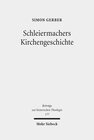 Buchcover Schleiermachers Kirchengeschichte