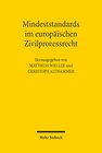 Buchcover Mindeststandards im europäischen Zivilprozessrecht