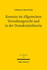 Buchcover Konsens im Allgemeinen Verwaltungsrecht und in der Demokratietheorie