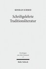 Buchcover Schriftgelehrte Traditionsliteratur