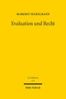 Buchcover Evaluation und Recht