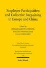 Buchcover Employee Participation and Collective Bargaining in Europe and China