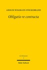 Buchcover Obligatio re contracta