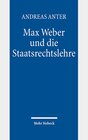Buchcover Max Weber und die Staatsrechtslehre
