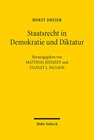 Buchcover Staatsrecht in Demokratie und Diktatur