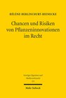 Buchcover Chancen und Risiken von Pflanzeninnovationen im Recht