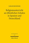 Buchcover Religionsunterricht an öffentlichen Schulen in Spanien und Deutschland