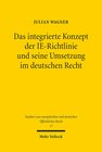 Buchcover Das integrierte Konzept der IE-Richtlinie und seine Umsetzung im deutschen Recht