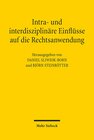 Buchcover Intra- und interdisziplinäre Einflüsse auf die Rechtsanwendung