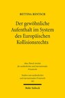 Buchcover Der gewöhnliche Aufenthalt im System des Europäischen Kollisionsrechts