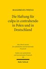 Buchcover Die Haftung für culpa in contrahendo in Polen und in Deutschland
