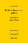 Buchcover Einfache Wahrheiten zählen