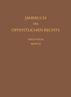 Jahrbuch des öffentlichen Rechts der Gegenwart. Neue Folge width=