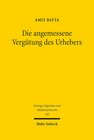 Buchcover Die angemessene Vergütung des Urhebers