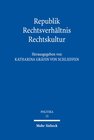 Buchcover Republik - Rechtsverhältnis - Rechtskultur