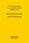 Buchcover Investitionsschutz und Verfassung