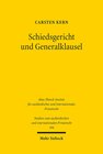 Buchcover Schiedsgericht und Generalklausel