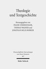 Buchcover Theologie und Textgeschichte