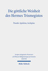Buchcover Die göttliche Weisheit des Hermes Trismegistos