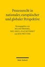 Buchcover Prozessrecht in nationaler, europäischer und globaler Perspektive