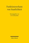 Buchcover Funktionsverluste von Staatlichkeit