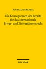 Buchcover Die Konsequenzen des Brexits für das Internationale Privat- und Zivilverfahrensrecht