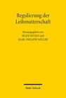 Buchcover Regulierung der Leihmutterschaft